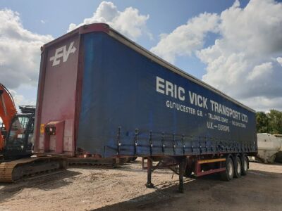 1998 Montracon Triaxle Curtainside Trailer