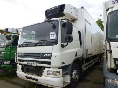 2009 DAF CF75 310 6x2 Fridge Rigid