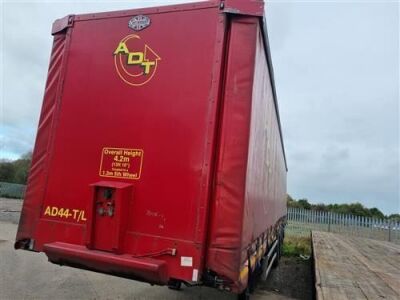 2005 Cartwright Triaxle Curtainside Trailer - 3