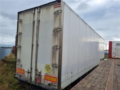 1998 Fruehauf Triaxle Step Frame Box Van Trailer - 3