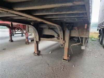 1998 Fruehauf Triaxle Step Frame Box Van Trailer - 5