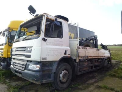 DAF CF65 220 Rear Mounted Crane Dropside Flat - 2