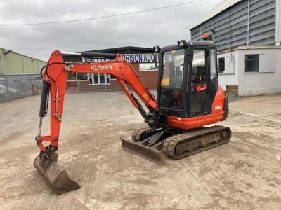 2016 Kubota KX61-3 Mini Digger