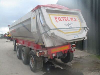 2013 Kelburg Triaxle Alloy Aggregate Tipping Trailer - 3