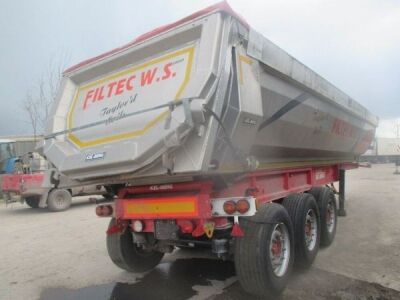 2013 Kelburg Triaxle Alloy Aggregate Tipping Trailer - 4