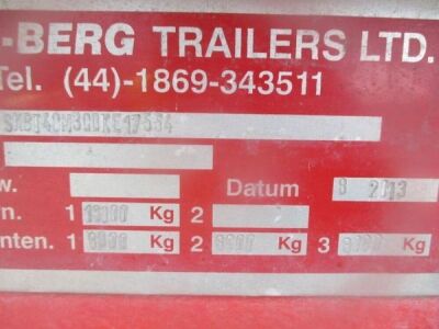 2013 Kelburg Triaxle Alloy Aggregate Tipping Trailer - 5