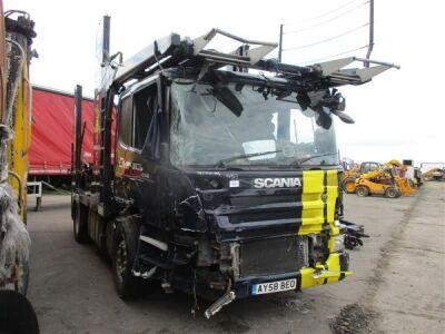 2008 Scania P420 4x2 Drawbar Car Transporter