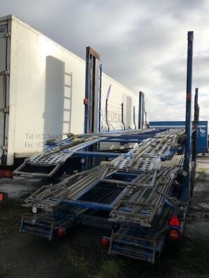 2006 Transporter Engineering Triaxle Drawbar Transporter Trailer - 3