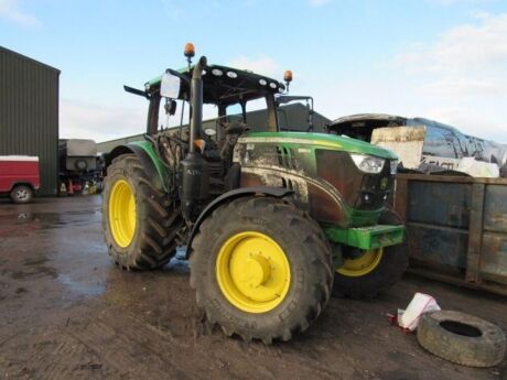 2017 John Deere 6155R Tractor