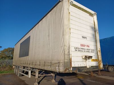 2005 Corus Triaxle Curtainside Trailer - 2