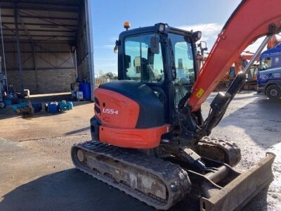 2015 Kubota U55-4 Midi Excavator - 4