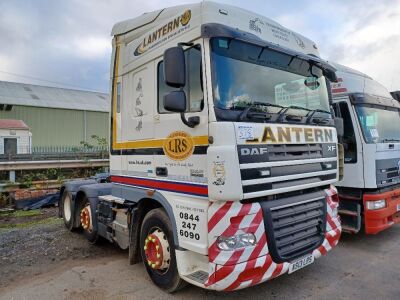 2013 13 DAF XF 105.460 Space Cab Euro 5 6x2 Midlift Tractor Unit 