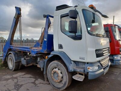 2008 DAF LF55 250 Skip Loader