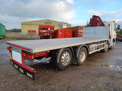 2013 DAF CF 8x2 Rear Lift Crane Flat  - 3