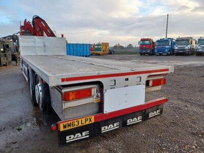 2013 DAF CF 8x2 Rear Lift Crane Flat  - 4