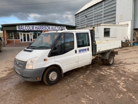 2013 Ford Transit 125 T350 RWD Crew Cab Tipper