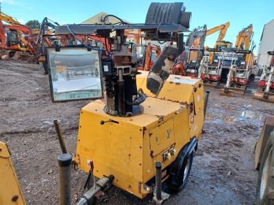 SMC TL90 Single Axle Drawbar Telescopic Lighting Tower - 4