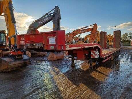 2014 Nooteboom OSD-73-04V 4 Axle Rear Steer Extendable Low Loader