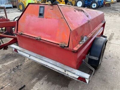 2003 Western Trailer Single Axle 1100 Ltr Drawbar Fuel Bowser - 3