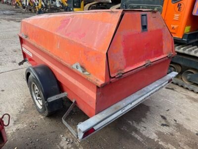 2003 Western Trailer Single Axle 1100 Ltr Drawbar Fuel Bowser - 4