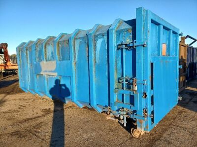 35yrd Enclosed Big Hook Compactor Bin