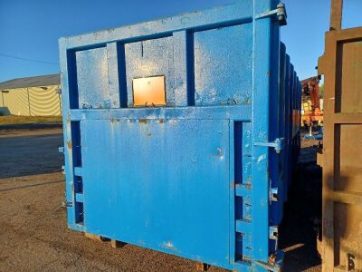 35yrd Enclosed Big Hook Compactor Bin - 2