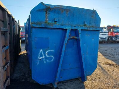 35yrd Enclosed Big Hook Compactor Bin - 4