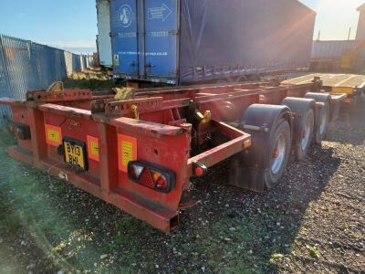 2008 Oldbury Drawbar Triaxle Big Hook Bin Trailer - 2