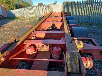 2008 Oldbury Drawbar Triaxle Big Hook Bin Trailer - 5