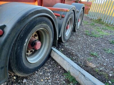 2008 Oldbury Drawbar Triaxle Big Hook Bin Trailer - 6