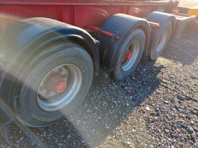 2008 Oldbury Drawbar Triaxle Big Hook Bin Trailer - 7