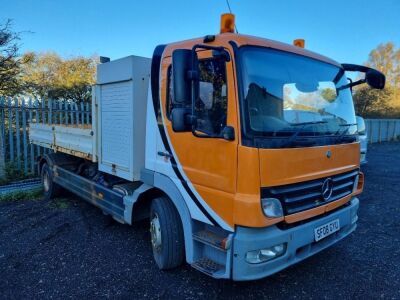 2008 Mercedes 1024 4x2 Drawbar Dropside Tipper