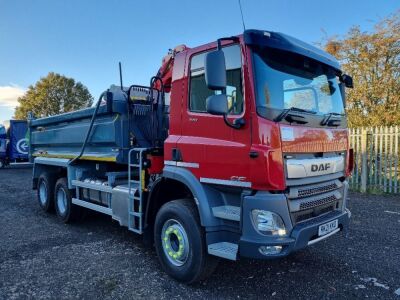 2021 DAF CF 370 6x4 Grabloader