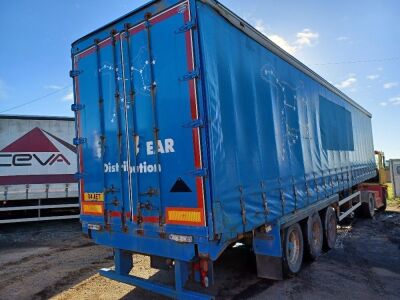 2007 Cartwright Triaxle Curtainside Trailer - 2