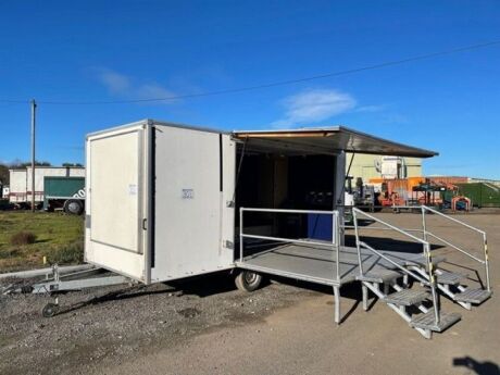 Exhibition Stand on Tandem Axle Drawbar Trailer