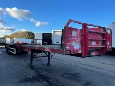 2006 Dennison Triaxle Extendable Flat Trailer