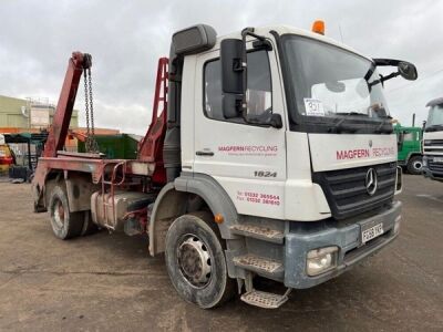 Mercedes Axor 1824, 4x2 Skip Loader