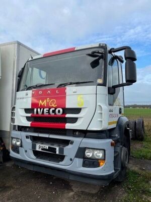 2011 Iveco Stralis 450 6x2 Rear Lift Chassis Cab