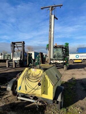 Ammann ALT600 Single Axle Drawbar Lighting Tower 