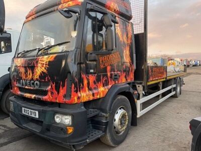 2012 Iveco Eurocargo 4x2 Dropside Rigid Flat - 2
