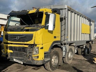 2011 Volvo FM380 8x4 Alloy Body Bulk Tipper/Blower