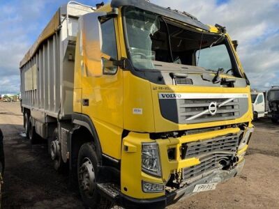 2011 Volvo FM380 8x4 Alloy Body Bulk Tipper/Blower - 2