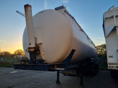 2001 Feldbinder KIP 60.3 Triaxle Tipping Tanker Trailer - 2