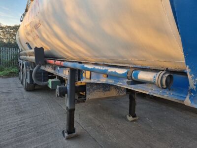 2001 Feldbinder KIP 60.3 Triaxle Tipping Tanker Trailer - 7