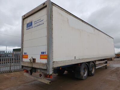 2000 Montracon Tandem Axle Box Trailer - 3