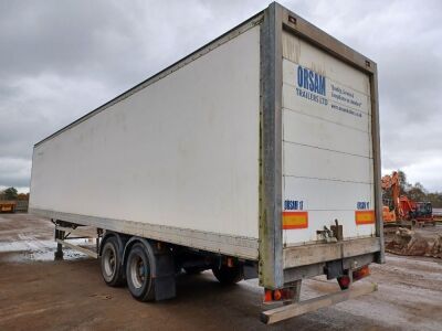 2000 Montracon Tandem Axle Box Trailer - 4