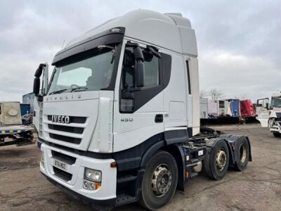 2012 Iveco Stralis 450 6x2 Mid Lift Tractor Unit