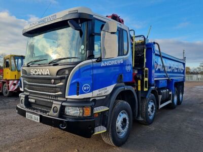 2016 Scania P450 8x4 Steel Body Grab Loader - 2