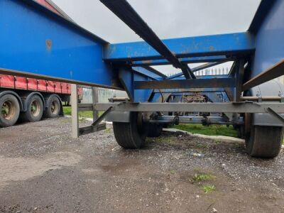 2007 Dennison Triaxle Sliding Skeletal Trailer - 8