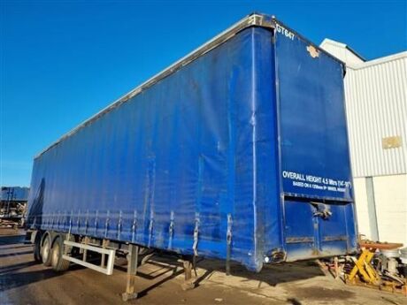 2007 M&G Triaxle Curtainside Trailer